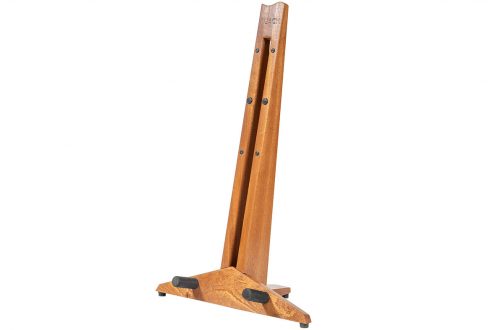 wooden guitar stand