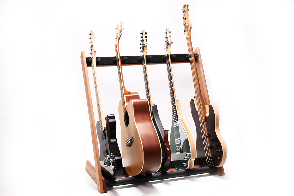 3 Stand Rack Style Guitar Stand for Multiple Guitars/Bass 
